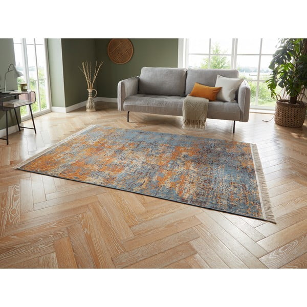 Tappeto colorato con cotone riciclato , 200 x 290 cm Sarobi - Nouristan-image-1