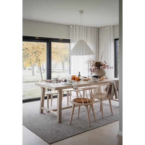 Tavolo da pranzo in rovere laccato opaco , 220 x 95 cm Brooklyn - Rowico-image-1