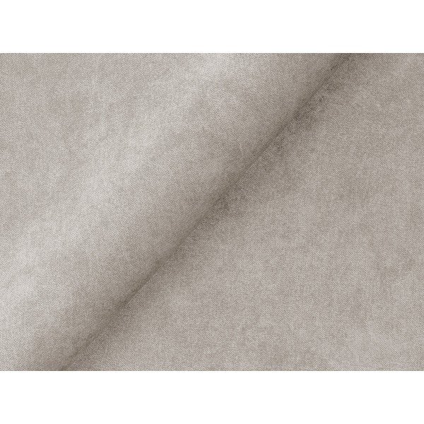 Poggiapiedi beige con rivestimento in velluto Aloha – Makamii-image-4