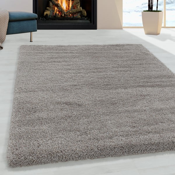 Tappeto marrone chiaro 80x150 cm Fluffy - Ayyildiz Carpets-image-1