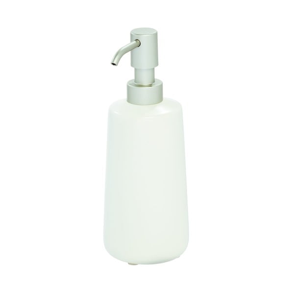 Dispenser di sapone in ceramica bianca Vanity Eco - iDesign