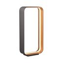 Lampada da tavolo a LED nera con controllo vocale/app e paralume in metallo (altezza 61 cm) Cizione - CINQUE