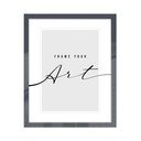 Cornice da parete in plastica grigia 44x54 cm - knor