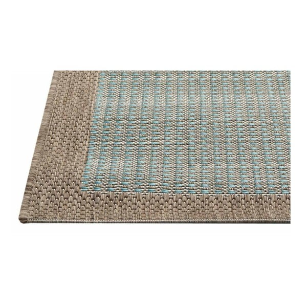 Tappeto da esterno marrone-blu , 160 x 230 cm Chrome - Floorita-image-1