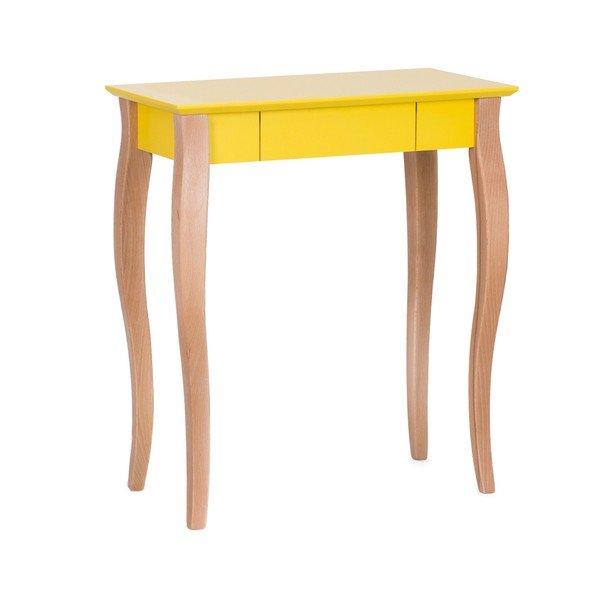 Scrivania gialla, lunghezza 65 cm Lillo - Ragaba