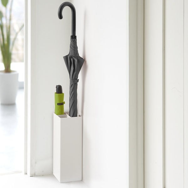 Portaombrelli bianco Smart - YAMAZAKI-image-1