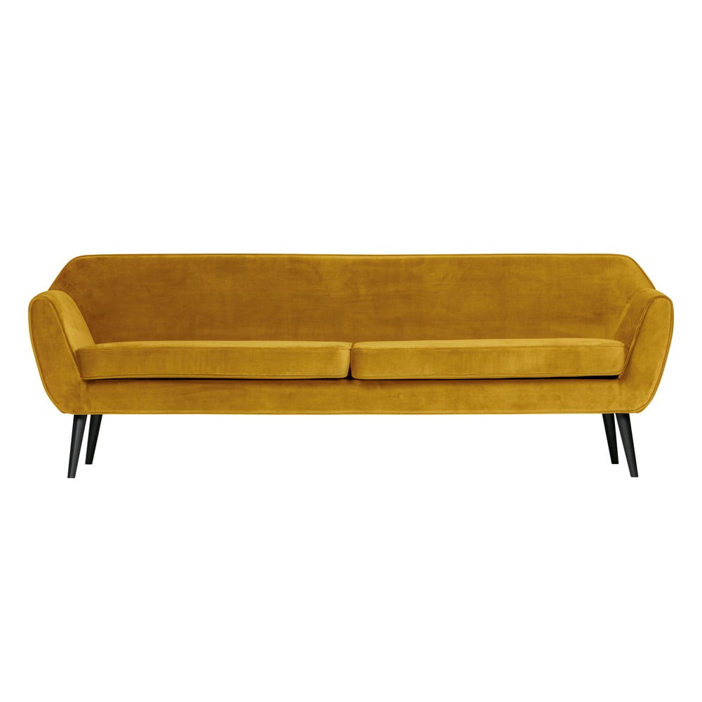 Divano in velluto giallo, 230 cm Rocco - WOOOD | Divani