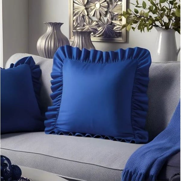 Federa decorativa in misto cotone 40x40 cm Ruffled – Mila Home-image-1