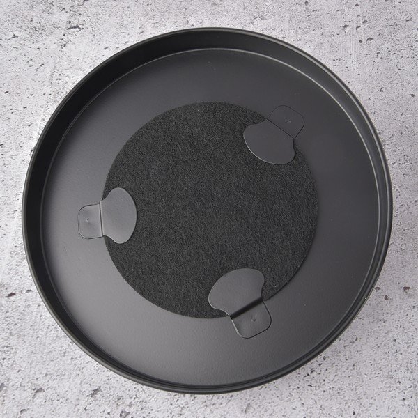 Bidone per l'umido nero 8 l BLACK – Orion-image-4