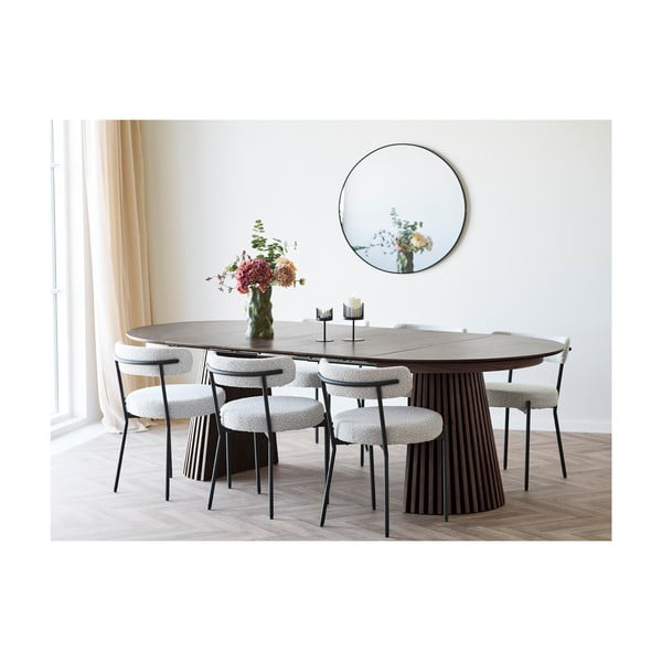 Vaso verde in ceramica (altezza totale 25,5 cm) Lika – House Nordic-image-3