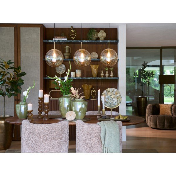 Tavolo da pranzo in acacia massiccia 100x220 cm Indore – Light & Living-image-3