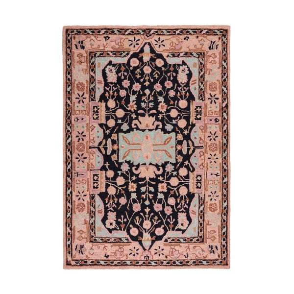 Tappeto in lana rosa tessuto a mano 200x290 cm Blossom Traditional - Flair Rugs