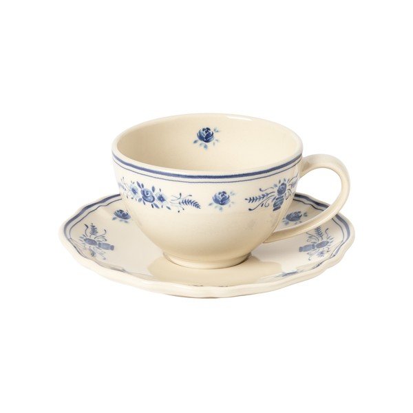 Tazzina blu/beige in gres 260 ml Vila – Costa Nova