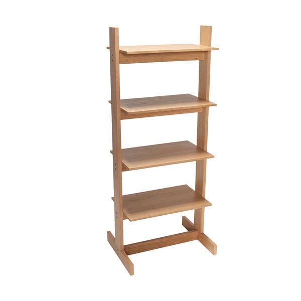 Scaffale in rovere decorato in colore naturale 59x142 cm Forma - Hübsch-image-2