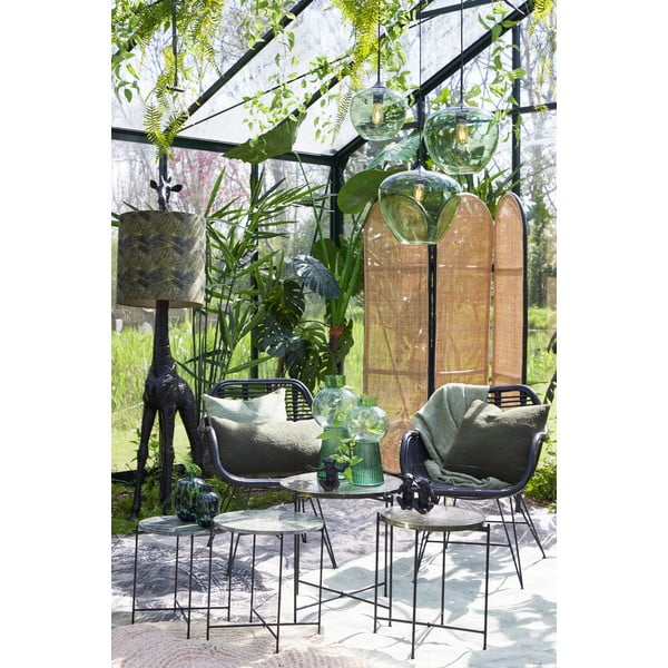 Lampada da soffitto verde con paralume in vetro ø 30 cm Mayson - Light & Living-image-2