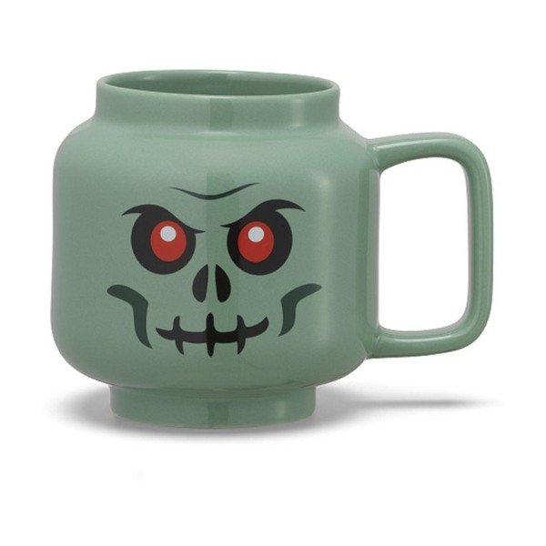 Tazza per bambini da latte verde in ceramica 255 ml Skeleton – LEGO®