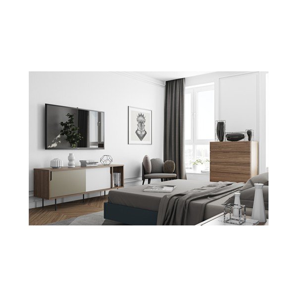 Komoda se šedými dvířky TemaHome Dann-image-4