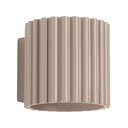 Lampada da parete grigio tortora ø 10 cm Zora – Sollux