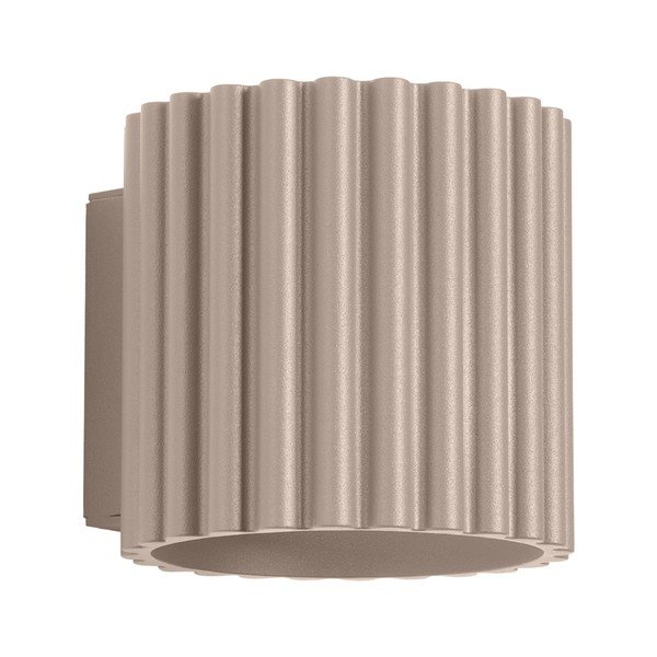 Lampada da parete grigio tortora ø 10 cm Zora – Sollux