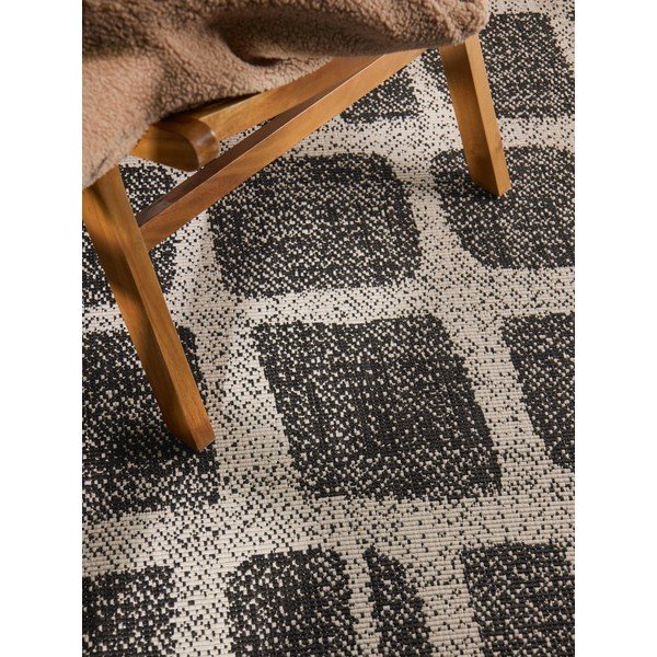 Tappeto da interno/esterno nero/color crema 160x230 cm Haringey Ruskin – Ted Baker-image-3