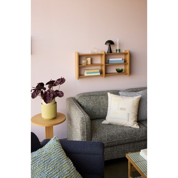 Mensola di colore naturale con effetto rovere con ripiani multipli 85 cm Kant – Hübsch-image-3