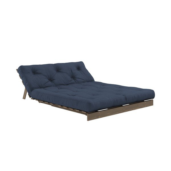 Divano letto blu scuro 140 cm Roots - Karup Design-image-4