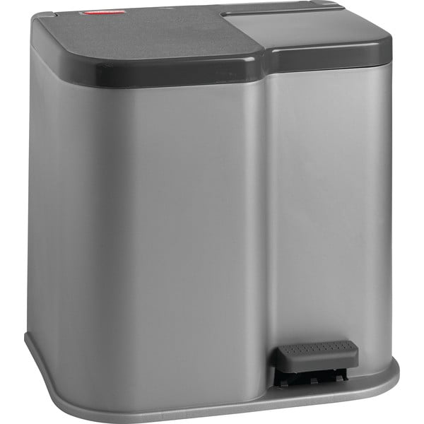 Cestino a pedale grigio , 21 l Duo - Curver