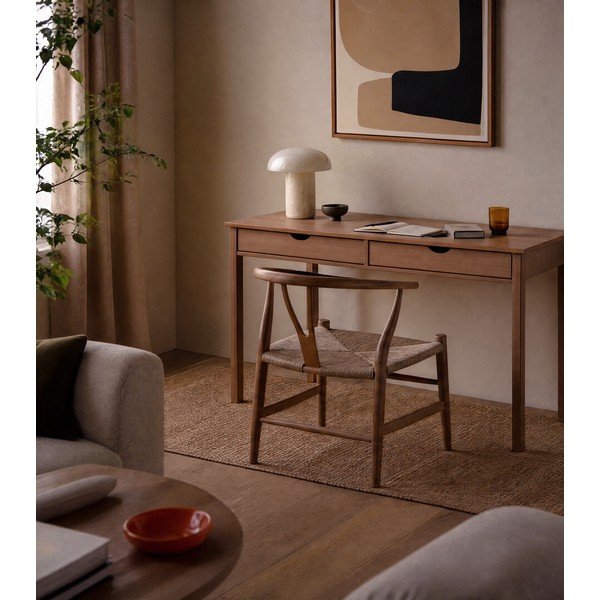 Tavolo da lavoro in legno di pino, lunghezza 140 cm Gava - Støraa-image-1