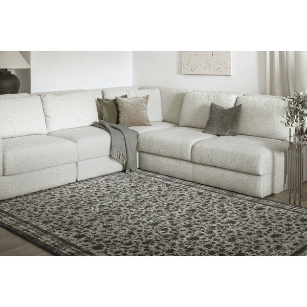 Tappeto color antracite in lana 200x300 cm Agnus Classic – Agnella-image-1