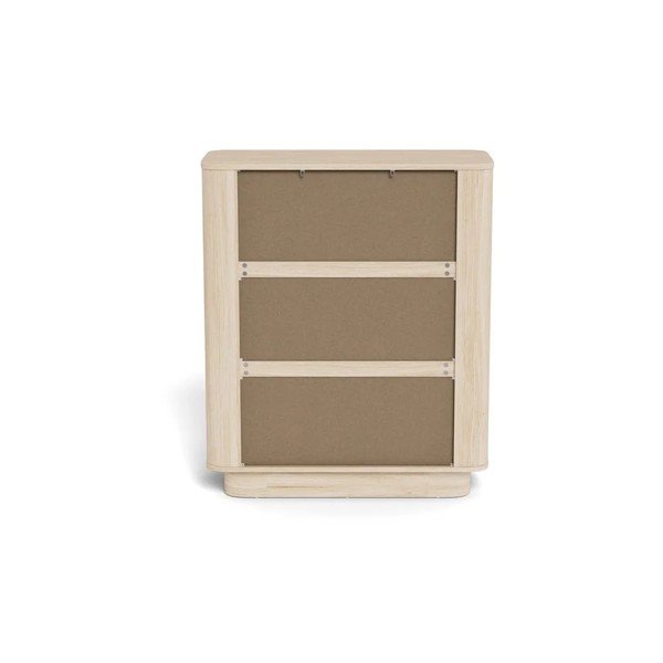 Credenza colore naturale chiaro con effetto rovere 90x107x40 cm Atmore – Actona-image-4