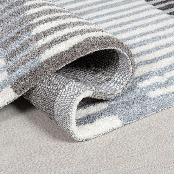 Tappeto grigio , 160 x 230 cm Linear Stripe - Flair Rugs-image-1