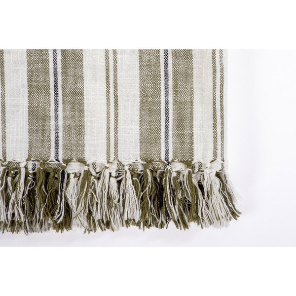 Coperta verde in cotone 150x200 cm Indira – Tiseco Home Studio-image-1