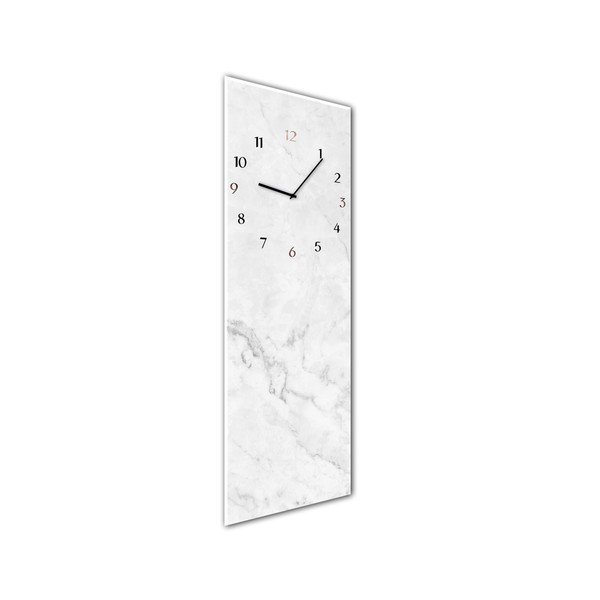 Orologio da parete Glassclock , 20 x 60 cm Marble - Styler