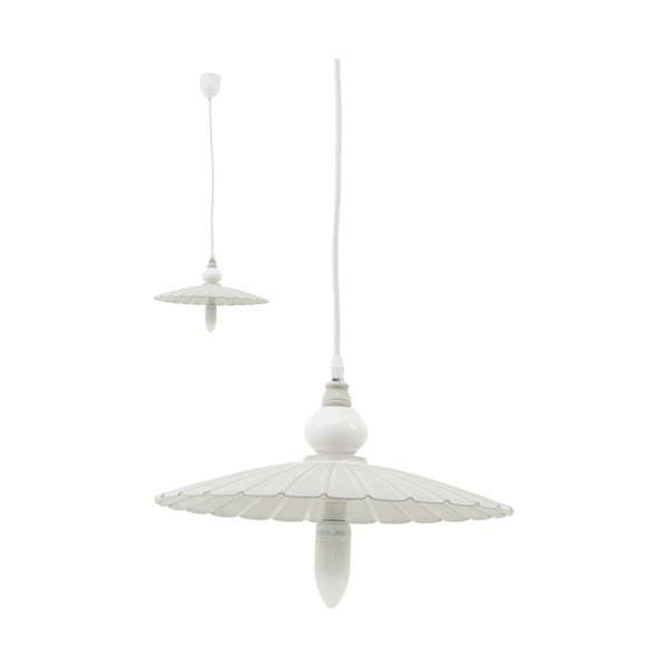 Lampadario piatto bianco Ego decor - Ego Dekor