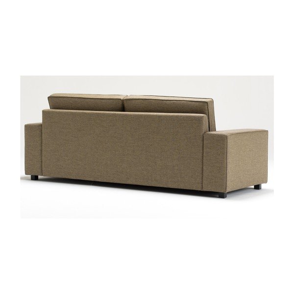 Divano a tre posti marrone Doty - Balcab Home-image-4