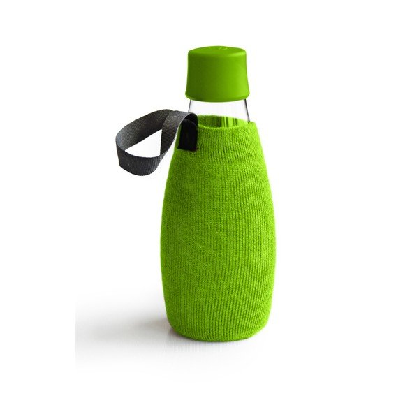 Manicotto per bottiglia in vetro verde, 500 ml - ReTap