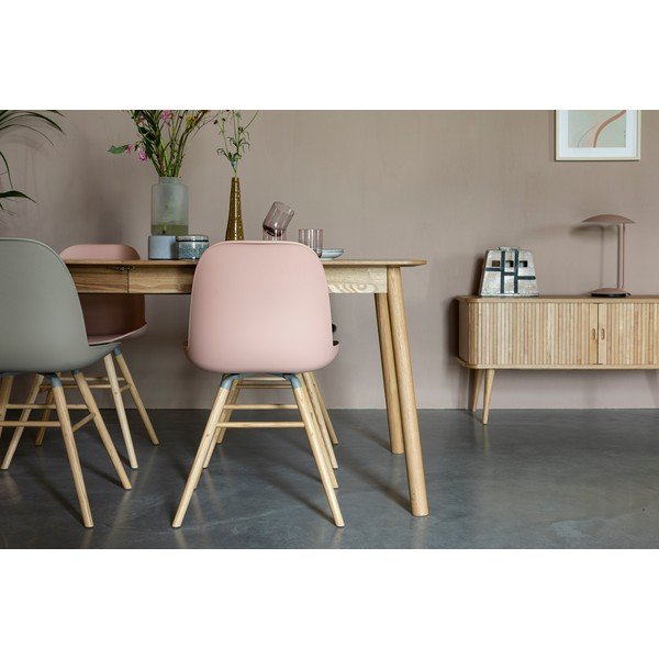 Sedie da pranzo rosa chiaro in set di 2 Albert - Zuiver-image-2