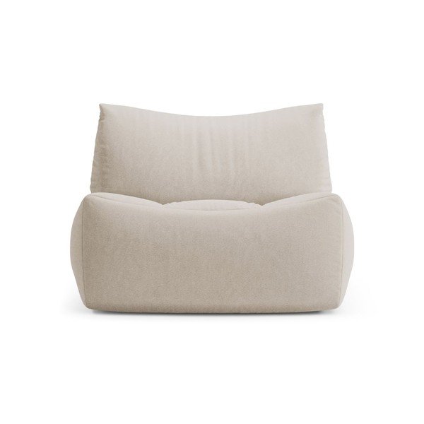 Cuscino da seduta color crema con rivestimento in velluto Tove – Micadoni -image-2