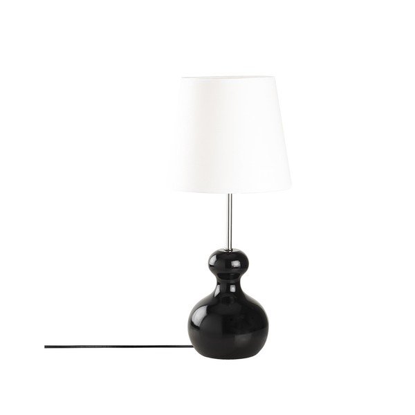 Lampada da tavolo in legno nero Opviq luci Mallina - Opviq lights