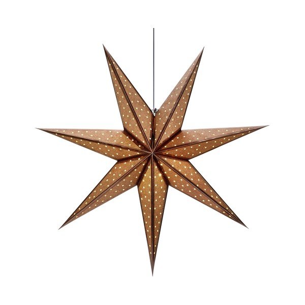 Decorazione luminosa marrone con motivo natalizio ø 45 cm Glitter - Markslöjd