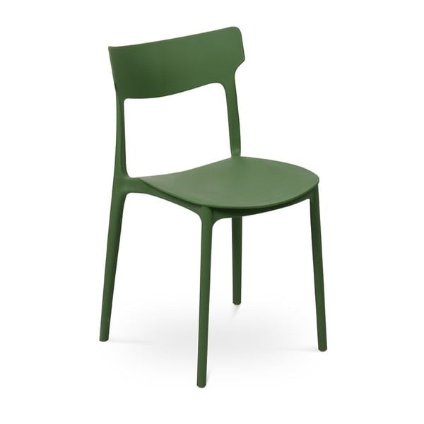 Sedia da esterno verde in plastica Biá – Bonami Essentials