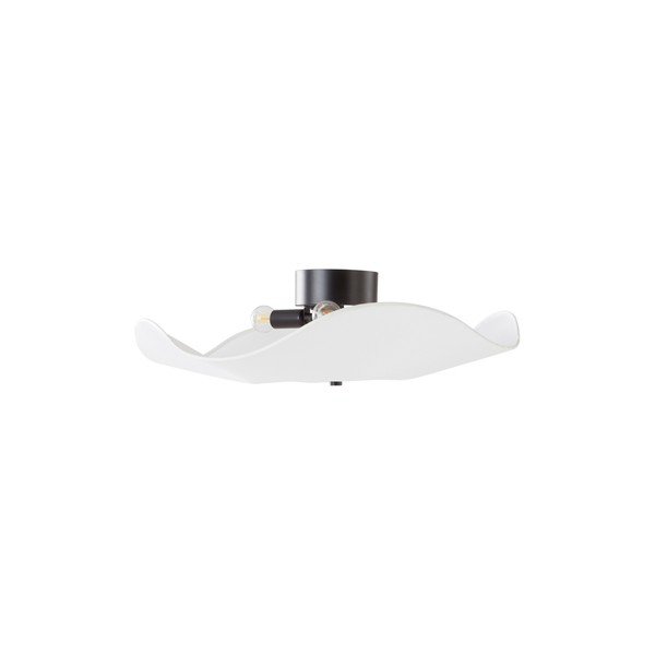 Plafoniera bianca in carta ø 60 cm Monshi – Jotex-image-3