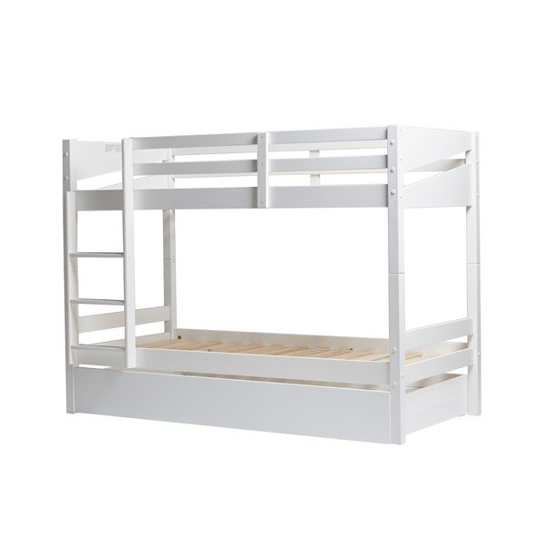 Letto a castello bianco per bambini con cassetto Torino - Marckeric-image-3