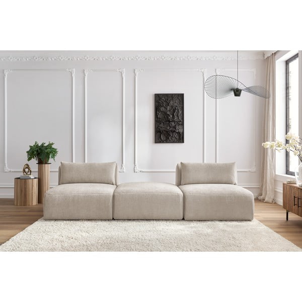 Divano beige 283 cm Jeanne - Bobochic Paris-image-1