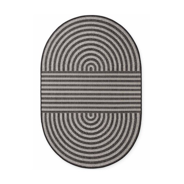 Tappeto da interno/esterno nero/color crema 160x230 cm Haringey Woodfield – Ted Baker