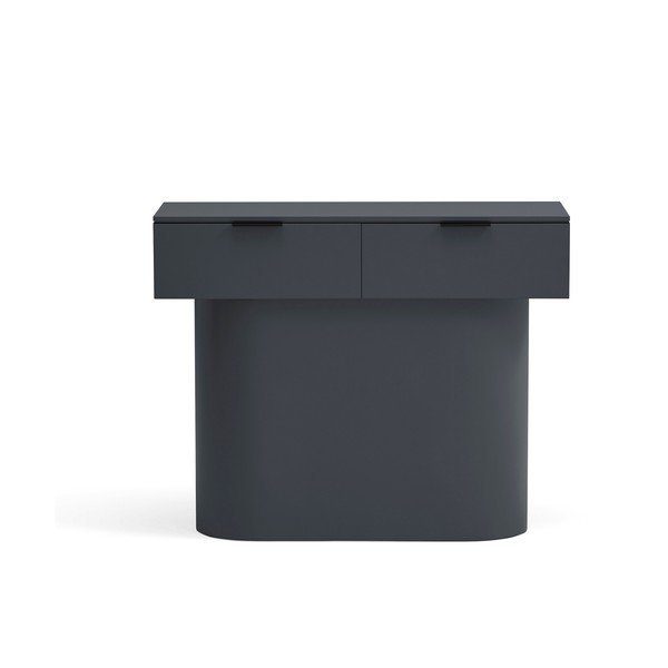 Tavolo consolle color antracite 36x100 cm Totem – Teulat-image-2