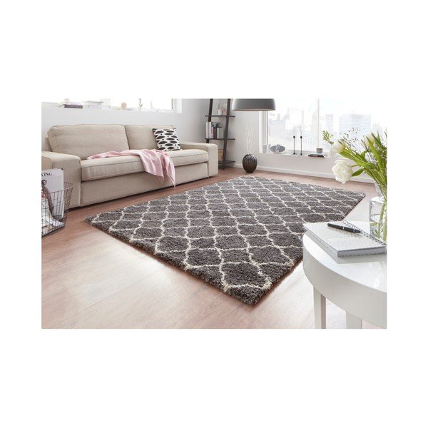 Tappeto grigio scuro , 80 x 150 cm Luna - Mint Rugs-image-3