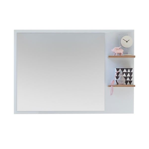 Specchio da parete con mensole 100x75 cm Set 923 - Pelipal