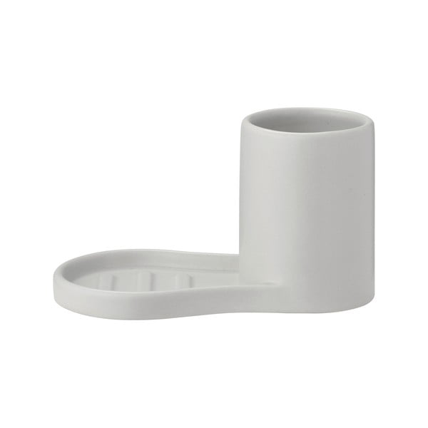 Supporto per detersivo grigio chiaro in gres Piro – Blomus