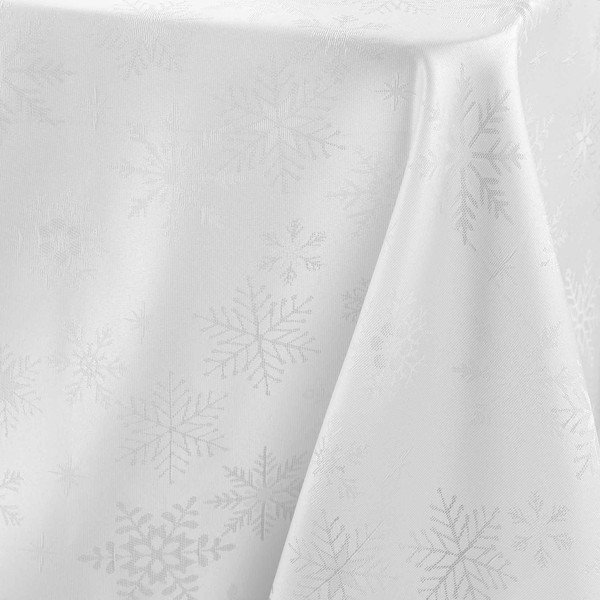 Tovaglia in jacquard a tema Natale 140x300 cm Flocons – douceur d'intérieur-image-3